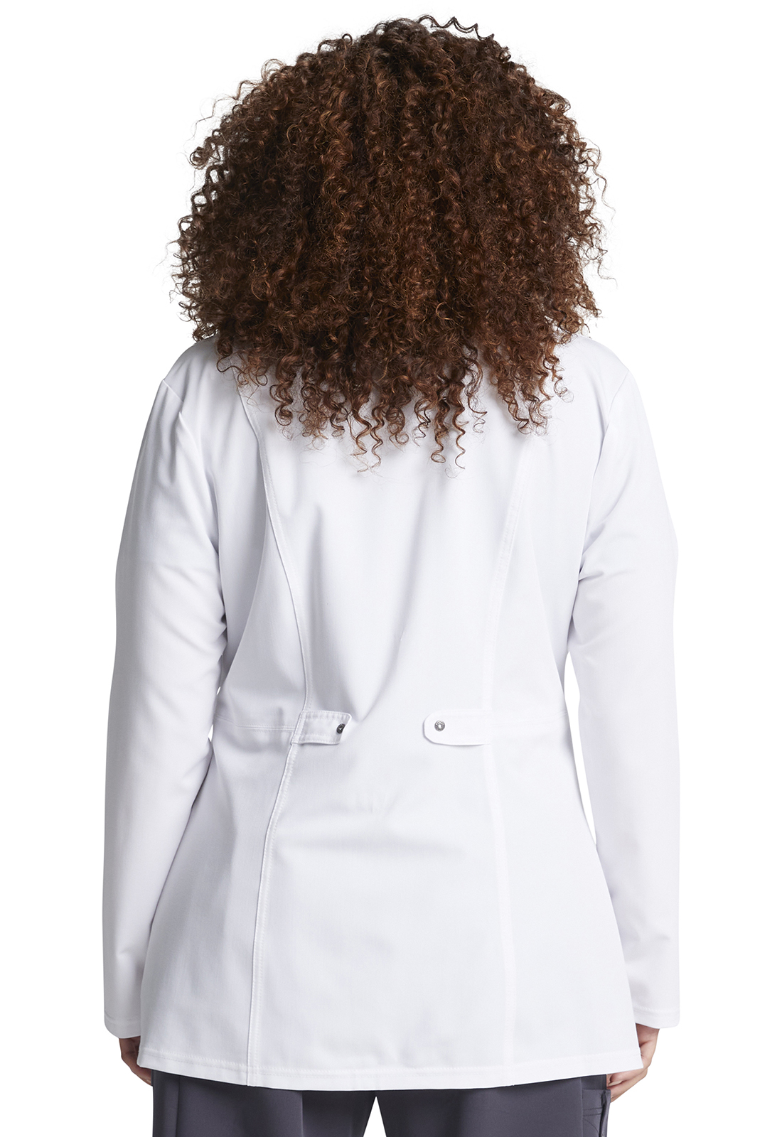 Dickies 82400 Snap Front Lab Coat in White. SMALL *CLEARANCE*