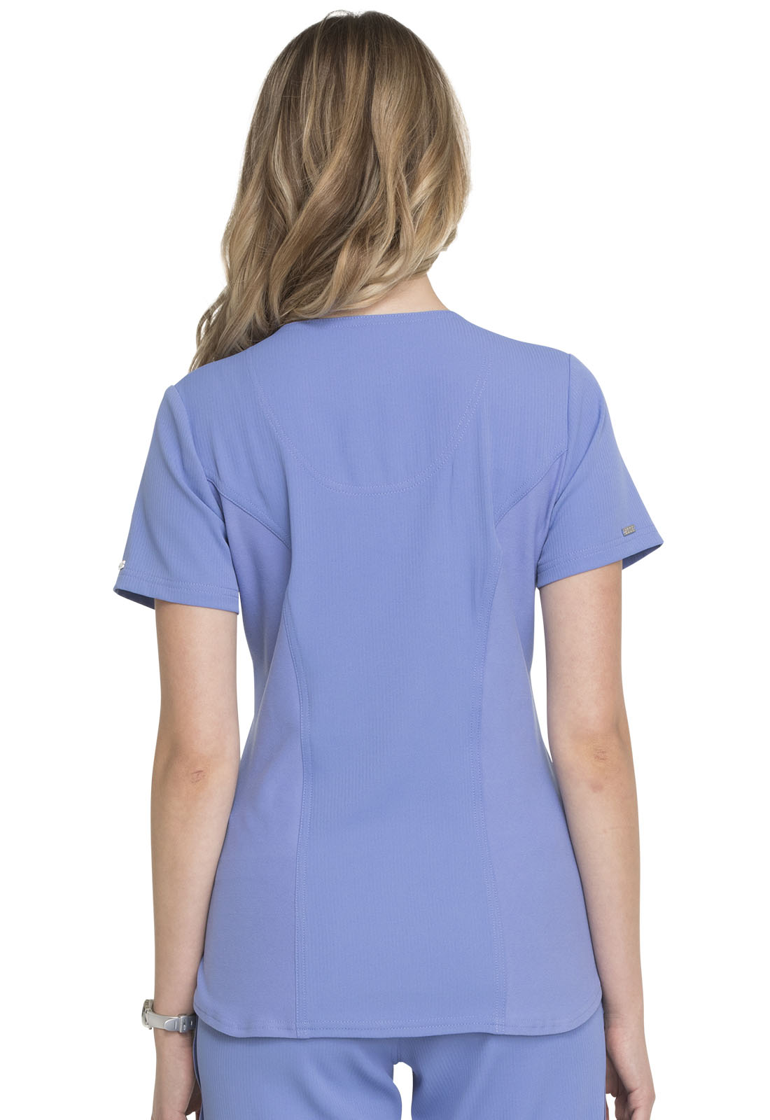 Elle EL690 V-Neck Top in Ceil Blue *CLEARANCE*