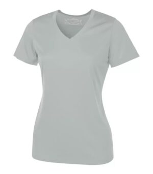 L3520 ATC Pro Team Short Sleeve V-Neck Ladies Tee in Silver. SMALL *CLEARANCE*